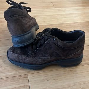 Brown suede Hogan interactive | size: 8